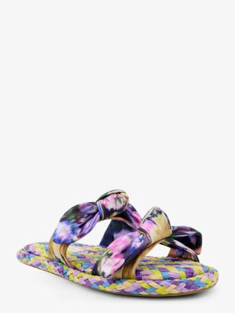 Zimmermann Womens Sandals Carousel Raffia Multicolour Fabric-Rubber Fabric/rubber