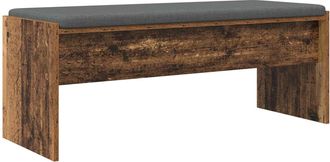 vidaXL Banco De Entrada Con Coj&iacute;n Madera Vieja 103 X 38 X 40 Cm Vidaxl