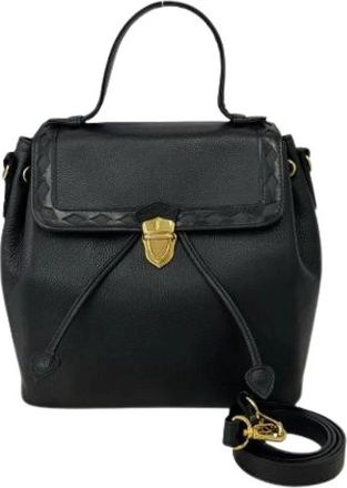 Saint Laurent Pre-owned Vintage Schoudertas - Dames - Vintage Handtas - Zwart - ONE Size - Leer - Vintage