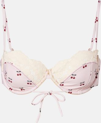 Montce Swim Lena printed bikini top