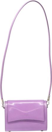 Celine Purple Leather Shoulder Bag (Pre-Owned)