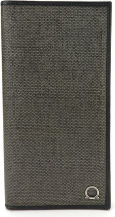 Ferragamo Gancini Pvc Leather Long Wallet (Bi-Fold) (Pre-Owned)