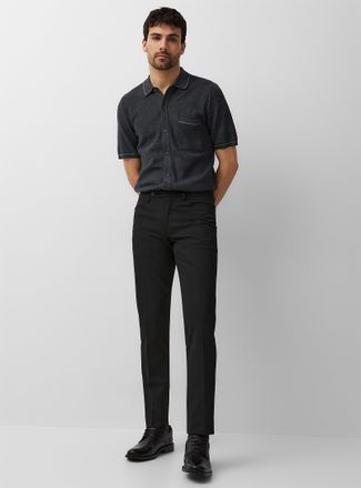 Citadin Mens Monochrome stretch pant Straight fit