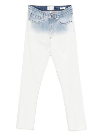 Frame Denim Jeans con fantasia tie dye - Bianco