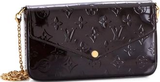 Louis Vuitton Felicie Pochette Monogram Vernis crossbody bag - Rosso