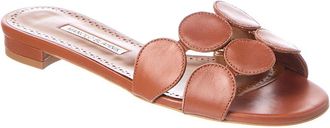 Manolo Blahnik Haribalmu Leather Sandal