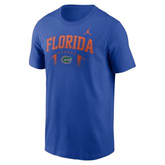 Nike Jordan Mens Florida Primetime Football Icon Jordan College T-Shirt in Blue | N1994EVUFN-0TY
