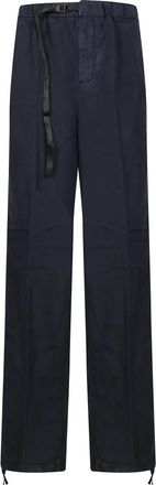 White Sand Lange Broek in Trendy Stijl - Dames - Straight fit broeken - Blauw - M - Broeken