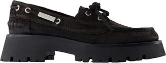 Alexander Wang Carson Boat Loafers - Alexander Wang - Leather - Chocolate