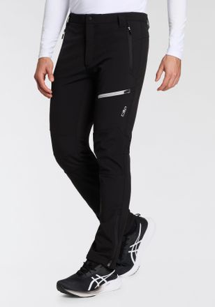 F.lli Campagnolo Softshellhose CMP MAN PANT, Herren, Gr. 54, N-Gr, schwarz (nero), Softshell, Obermaterial: 96% Polyester, 4% Elasthan. Futter: 100% Polyester, Hosen S