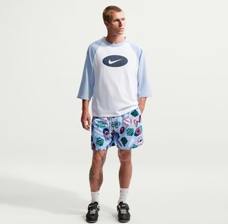 Nike Mens Nike Sportswear Club Woven Flow Shorts in Blue | IF0717-407