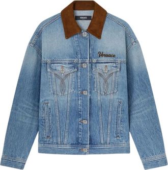 Versace Donna, Giacche, Blu, M, new