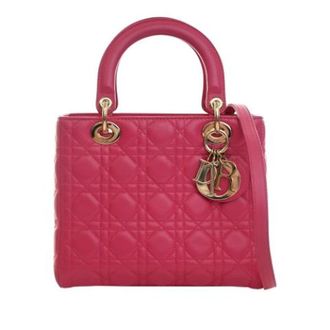 Dior Pre-owned Lady Dior - Dames - Vintage Handtas - Roze - ONE Size - Leer - Vintage