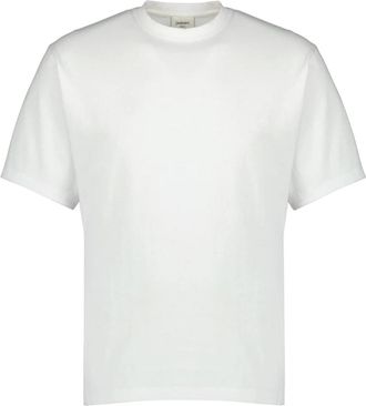 Saint Laurent Cassandre T-shirt - Heren - T-shirts - Wit - S - Katoen - Tops