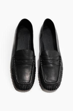 H&M Loafer aus Leder - Schwarz
