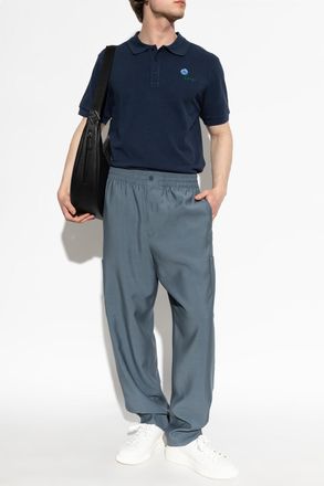 Kenzo Polo With Logo, Mens, Navy Blue