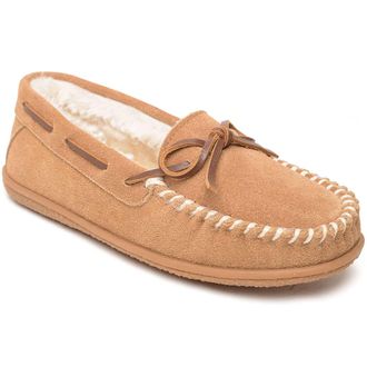 Minnetonka Womens Camp Tie Moc, Cinnamon, 7 M