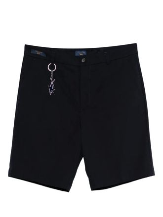 Paul & Shark shark-keychain shorts - men - Modal/Cotton/Elastane - 54 - Black
