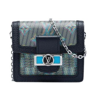 Louis Vuitton Pre-owned Dauphine BB Bumbag - Dames - Pre-owned - Blauw - Maat: ONE Size Leer
