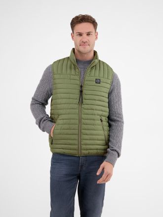 Lerros Steppweste LERROS Leichte Steppweste f&uuml;r Herren, Herren, Gr. XXL, gr&uuml;n (sage gr&uuml;n), 100% Polyester, Westen Steppweste