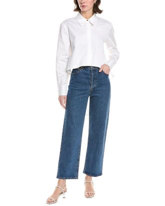 Toccin Kira Poplin High- Low Fly Away Shirt