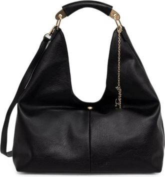 Twinset Tassen, Dames, Zwart, ONE Size, Hobo Bag