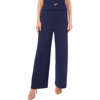 Vince Camuto Wide Leg Pull On Pants in Classic Navy at Nordstrom Rack, Size X-Small