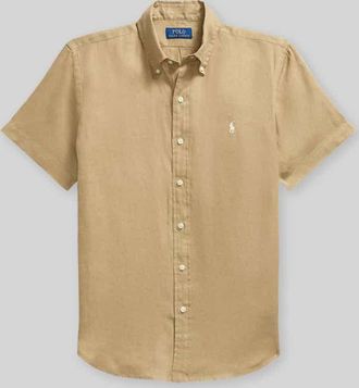 Polo Ralph Lauren Regular Fit Leinenhemd mit Button-Down-Kragen in Hazel, Gr&ouml;&szlig;e XXL
