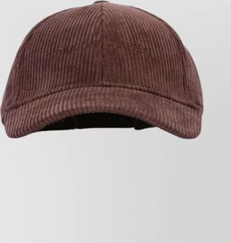 Jacob Cohen baseball cap corduroy texture curved brim