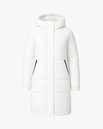 Quartz Co. INES | Hooded Down Winter Jacket in Ivory at Nordstrom, Size Xx-Small