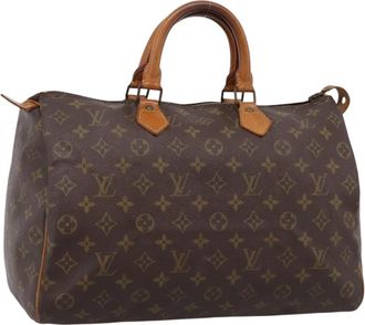 Louis Vuitton Speedy Monogram Canvas Brown Canvas Handbag (Pre-Owned)