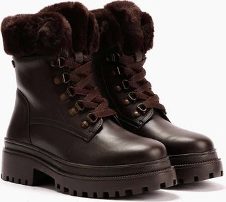 Osprey Womens Osprey London The Budapest Leather Womens Chocolate Boots - Brown - Size: 4