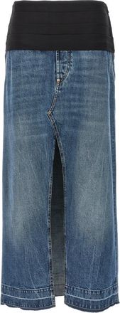 Stella McCartney Blue Tuxedo skirt