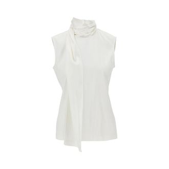 Bottega Veneta Silk satin top Woman 40