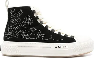 Amiri Western MA Court Hi Sneakers