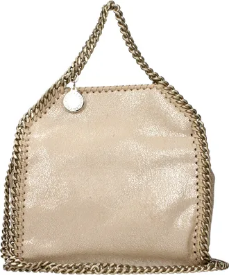 Stella McCartney Gold Leather Womens Handbag