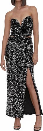 4th & Reckless Halsey Sequin Set In Black