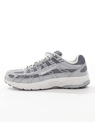 Nike P-6000 - Sneakers color grigio e bianco sporco