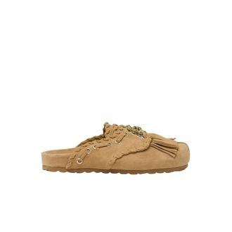 Scarosso Flora Mule - Dames - Slip ons - Beige - 36 EU - Su&egrave;de - Schoenen
