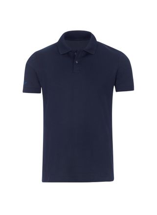 Trigema Poloshirt TRIGEMA TRIGEMA Poloshirt aus elast. Piqu&eacute;, Damen, Gr. XXL, blau (navy), 94% Baumwolle, 6% Elasthan, Basic, Shirts Poloshirt