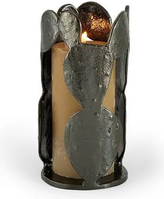 Lunares San Miguel Nopales Candleholder in Grey at Nordstrom