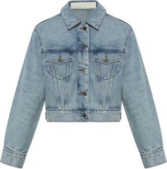 Fear of God Denim Jackets, female, Blue, Size: XS Denim Trucker Jacket
