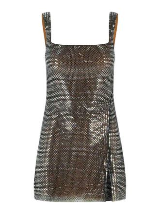 Self Portrait Kurzes Selbstportr&auml;tkleid mit Strasssteinen