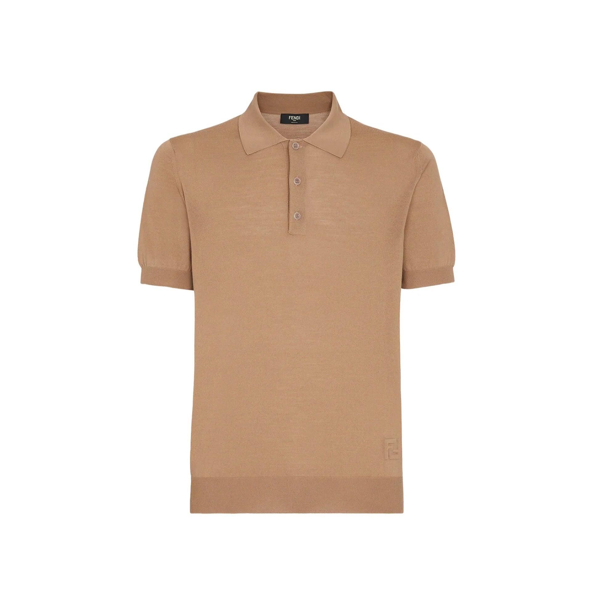 【送料&関税込】Fendi Viscose Polo Shirt Fendi Viscose polo shirt available on julian-fashion.com