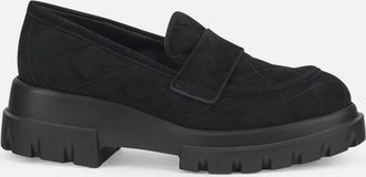 AGL Womens Celeste Matelasse Loafer In Black