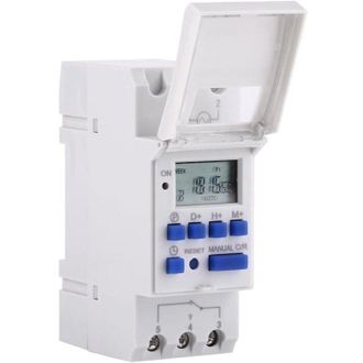 OEM Temporizador Lcd, Interruptor Temporizador Digital El&eacute;ctrico Semanal, 15a (220v) - Crezuo