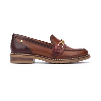 Pikolinos Stijlvolle damesloafer - Bruin - Dames - Loafers - Bruin - 40 EU - Leer - Schoenen
