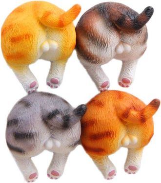 OEM Imanes 3d De Gatos Divertidos Y Adorables Para Nevera, Oficina, Calendario, Pizarra Blanca Y Decoraci&oacute;n Del Hogar (juego De 4)