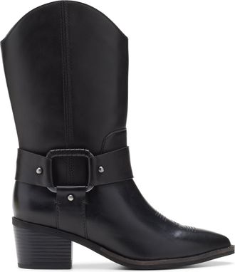 Clarks Morzine Rise in Black Leather