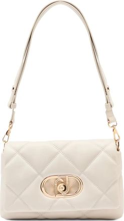 Liu Jo Borsa a spalla LaPuffy con placca logo - Bianco